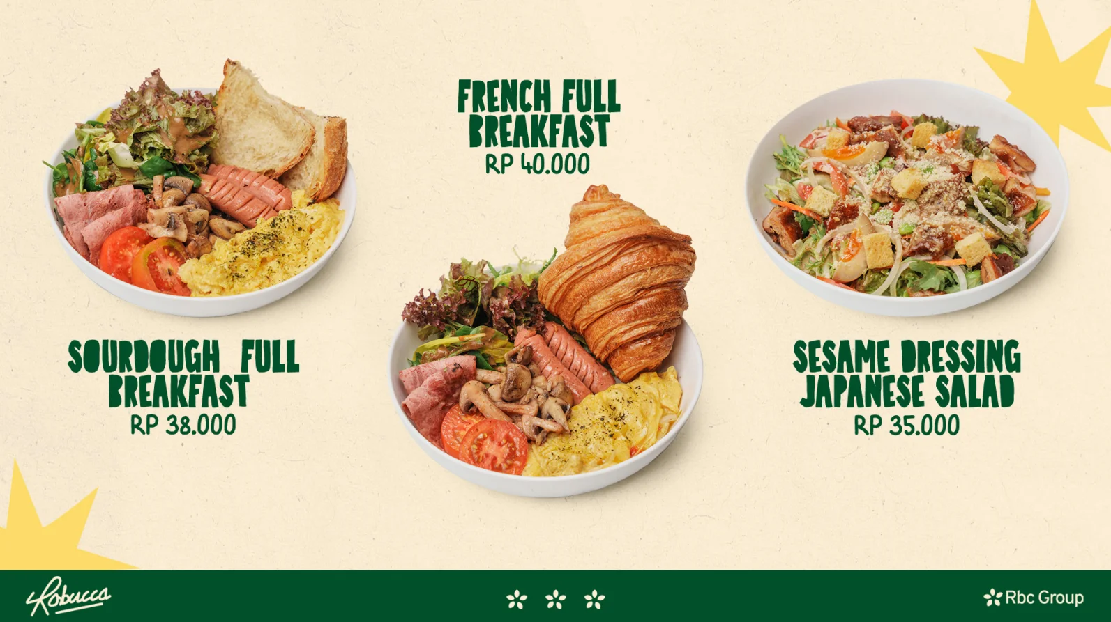 Robucca Breakfasts & Salads